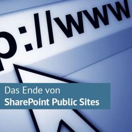 Microsoft stellt öffentliche SharePoint Online-Websites zum 01. Oktober 2017 ein