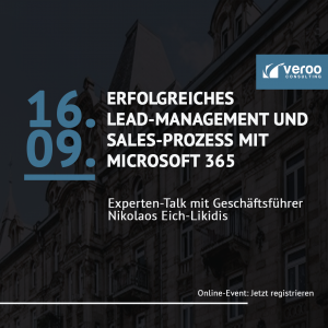 Level Up Teams Event Leadmanagement und Sales Prozess in Microsoft 365 BVMW Veroo Consulting Activ Bilanz Stuttgart